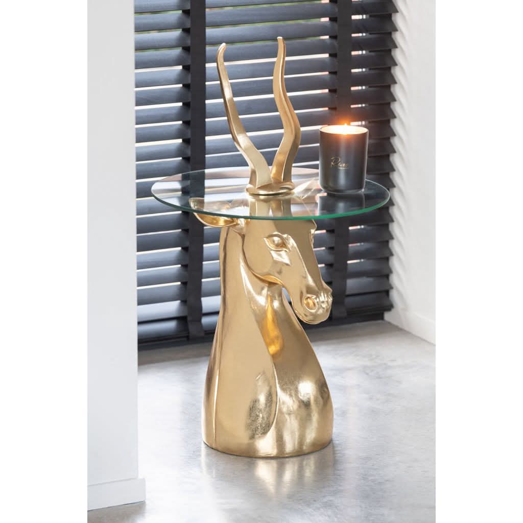 Table d'appoint Antilope Dorée - Designix