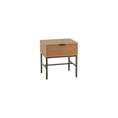 Beistelltisch Holz Metall Natur