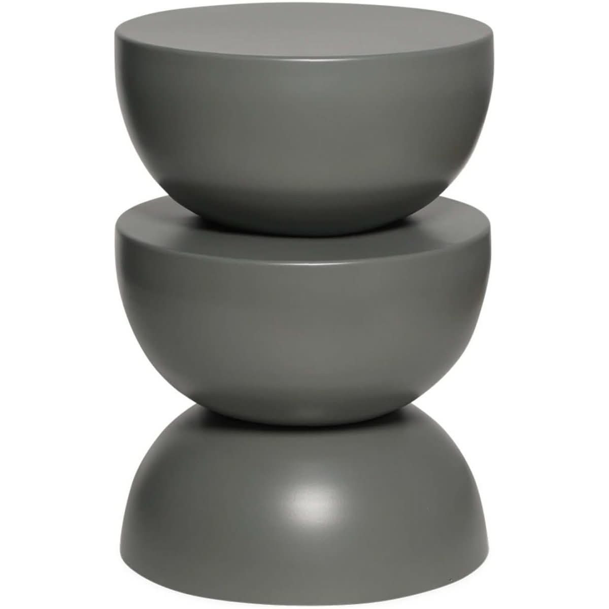 Table d'Appoint Métal Gris | Baleine - Designix Table Basse