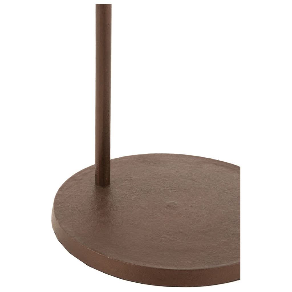 Beistelltisch Metall Dunkelbraun