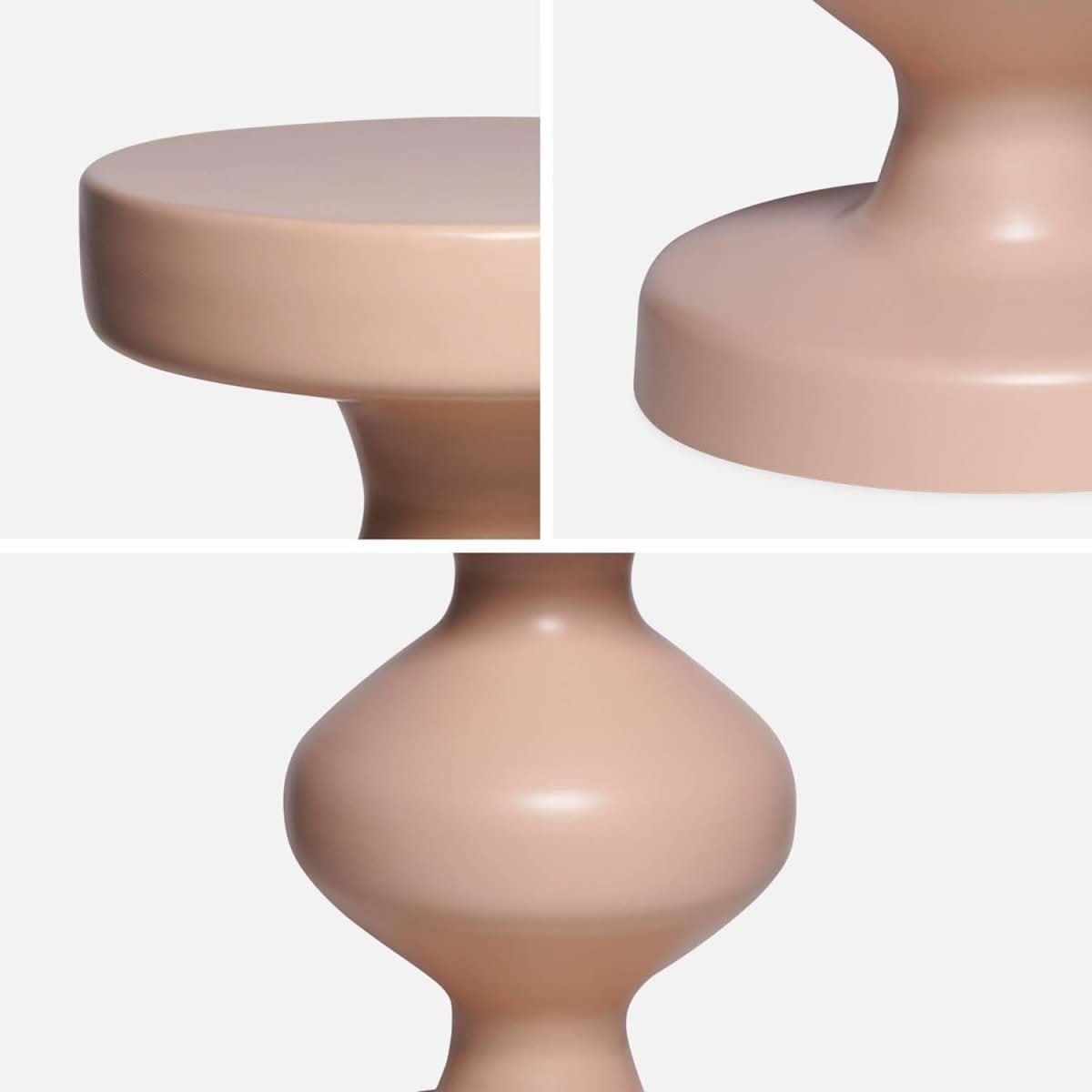 Table d'Appoint Métal Rose | Bora - Designix Table Basse