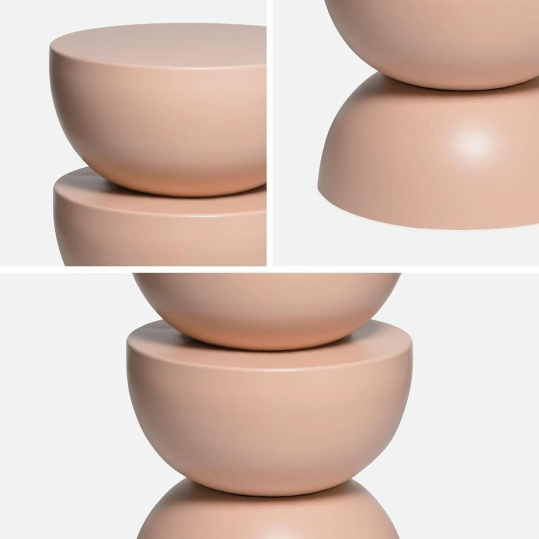 Beistelltisch Metall Rosa | Blume