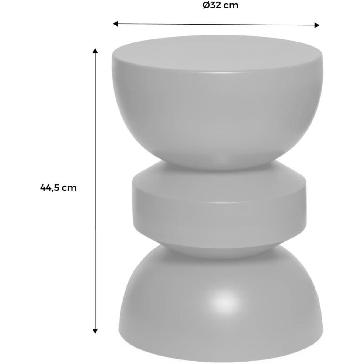 Table d'Appoint Métal Rose | Koala - Designix Table Basse