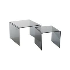 Table d'appoint Verre Noir