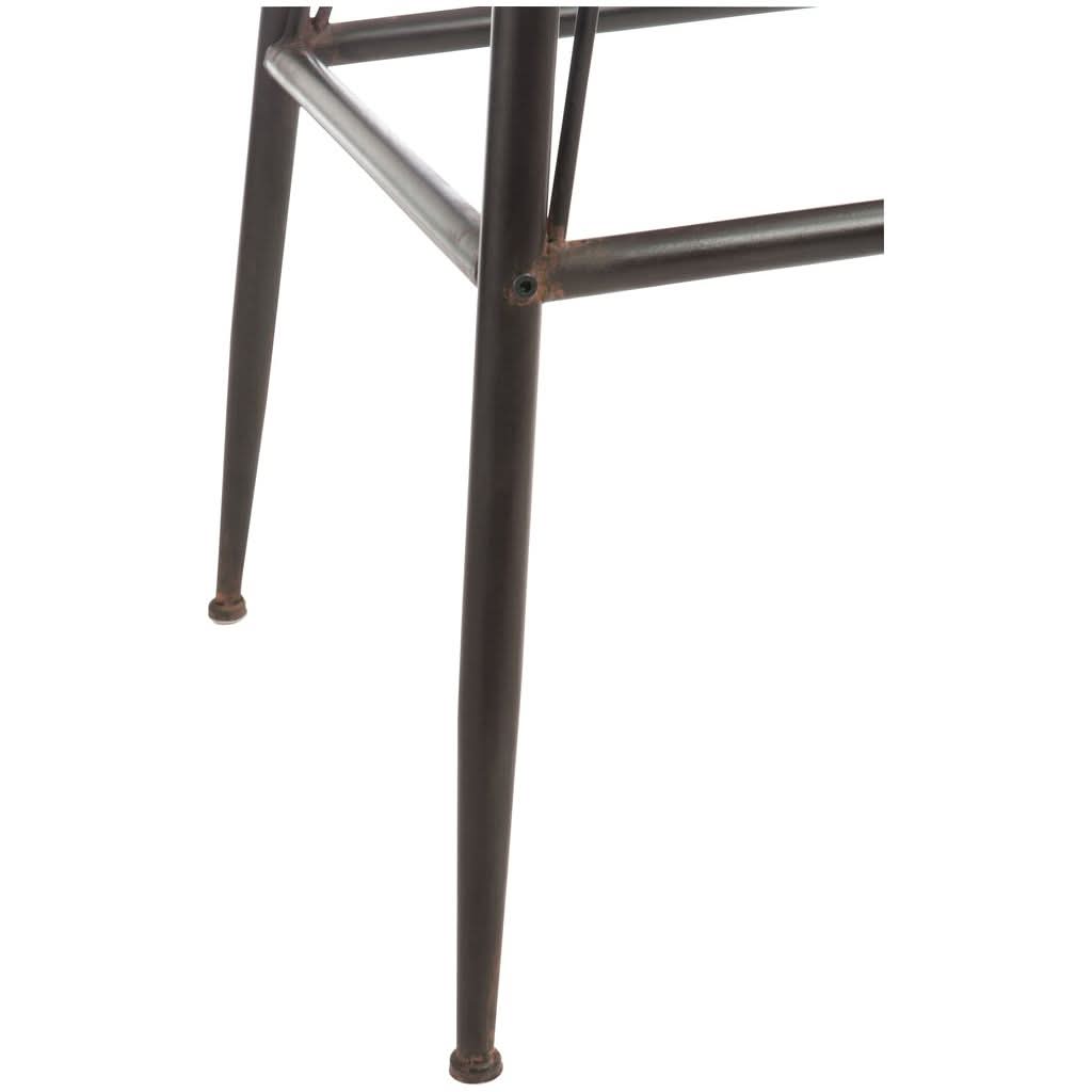 Table de Bar Métal Bois Noir - Designix