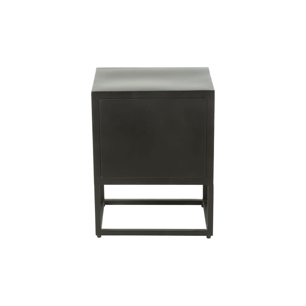 Table de Nuit Bois Fer Noir - Designix