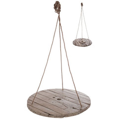 Hängender Tisch graues Holz