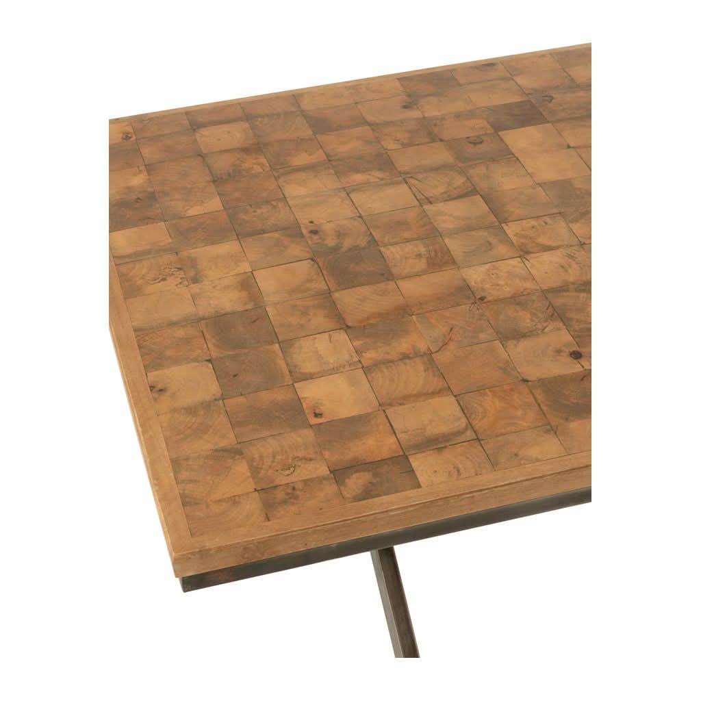 Table Yoni Métal Bois Mangue - Designix