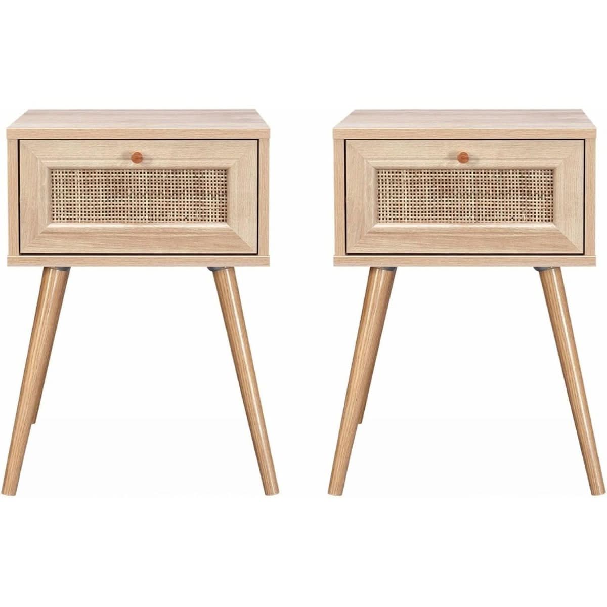 Tables Chevet Bois Cannage | Nord - Designix Table de Nuit