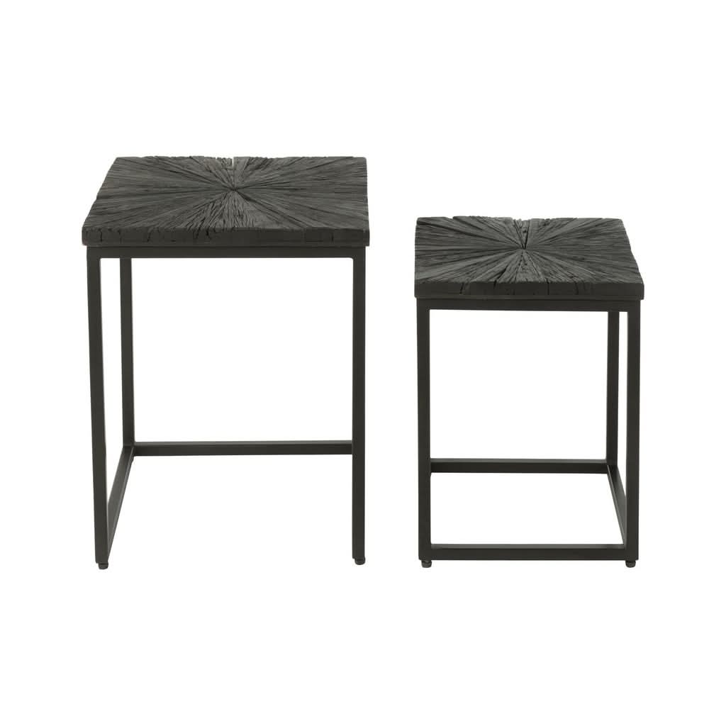 Tables D'Appoint Bois Fer Noir - Designix