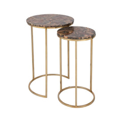 Tables D'Appoint Pierre Métal