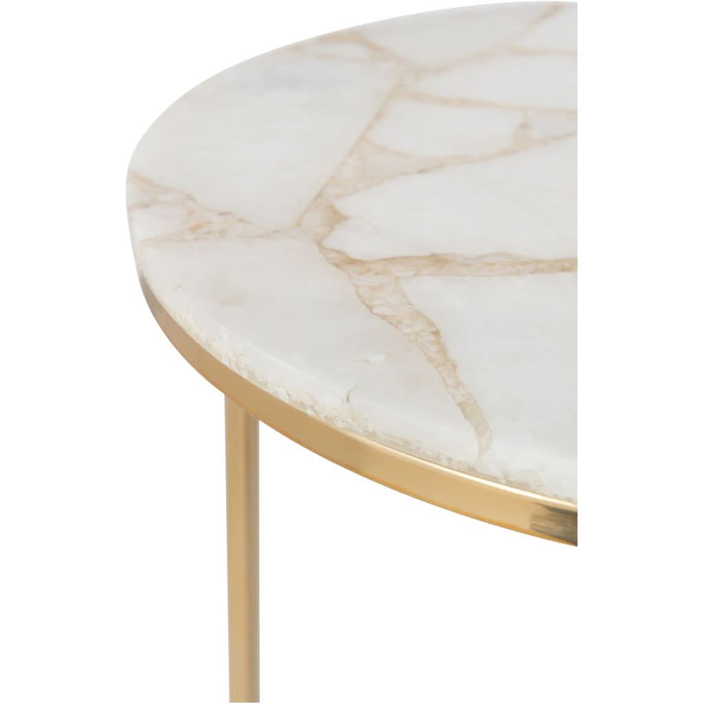 Tables D'Appoint Quartz Métal - Designix