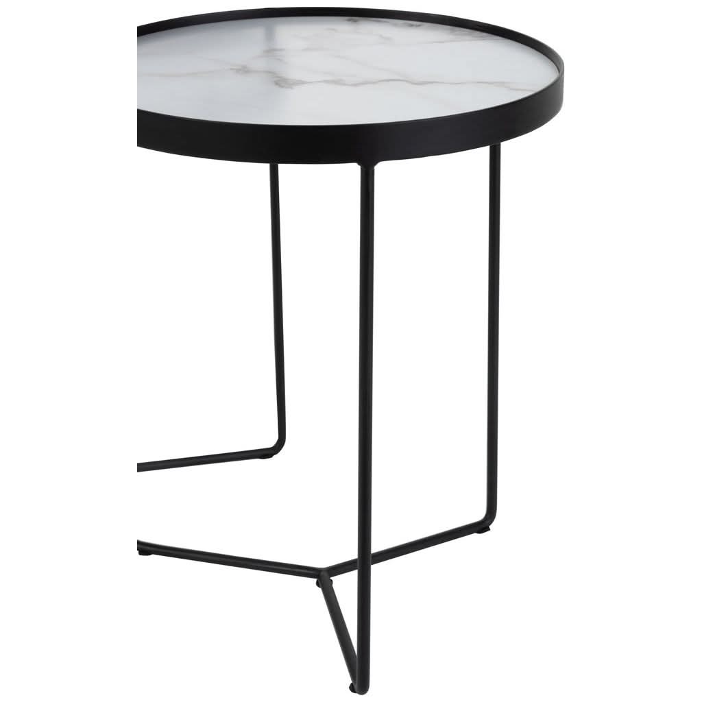 Tables D'Appoint Ronde Marbrées