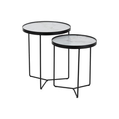 Tables D'Appoint Ronde Marbrées