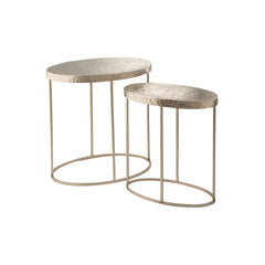 Tables D'Appoint Rondes Aluminium