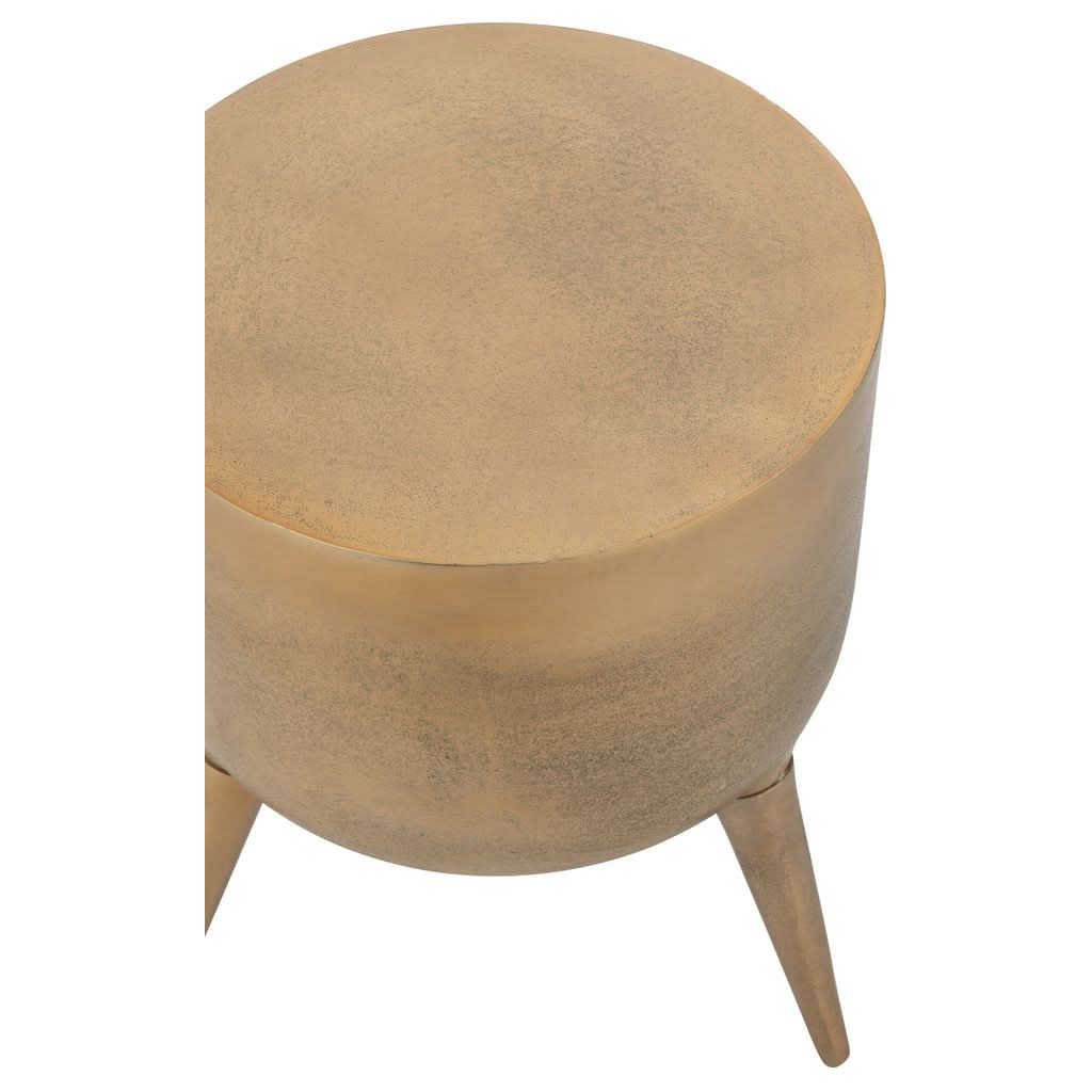 Tabouret Aluminium Doré Design - Designix