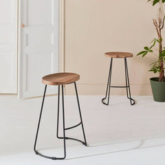 Barhocker Holz Stahl | Zenith