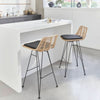 Barhocker Rattan Metall | Nacht