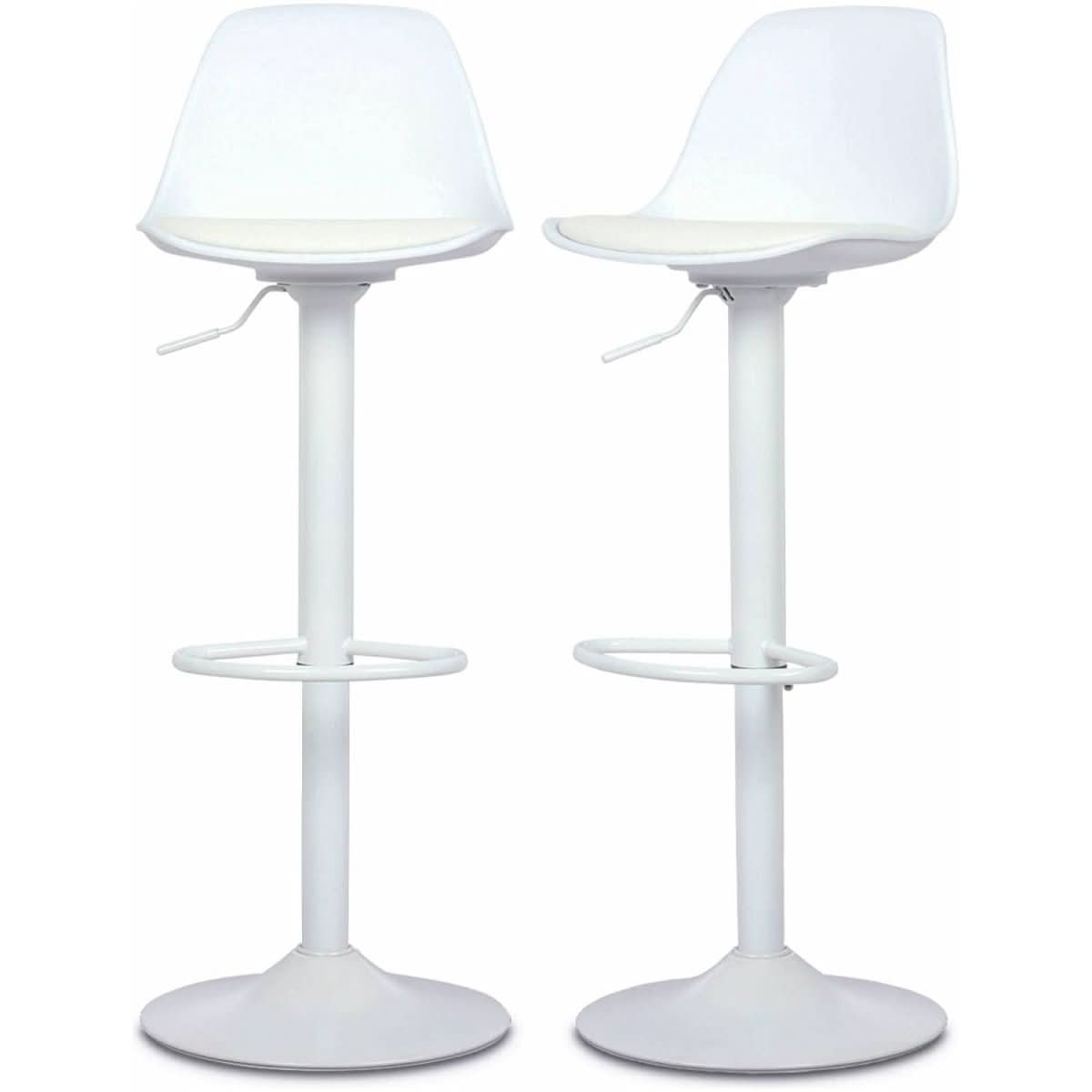 Tabourets Bar Simili Cuir Réglables | Oasis - Designix Tabouret