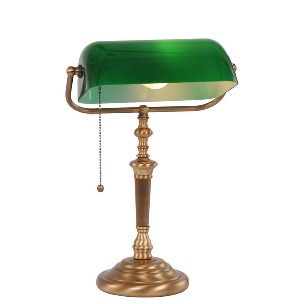 Klassische Schreibtischlampe Bronze
