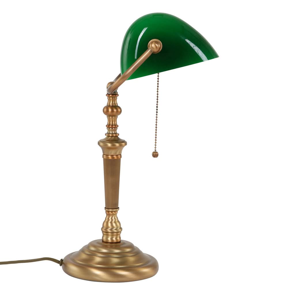 Klassische Schreibtischlampe Bronze