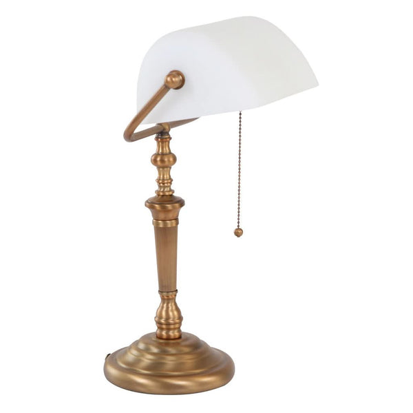 Klassische Schreibtischlampe Bronze