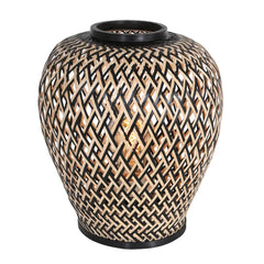 Lampe Table Maze Noir Marron