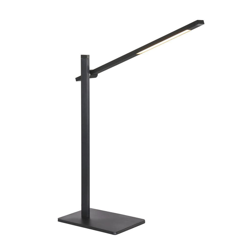Minimalistische schwarze Tischleuchte