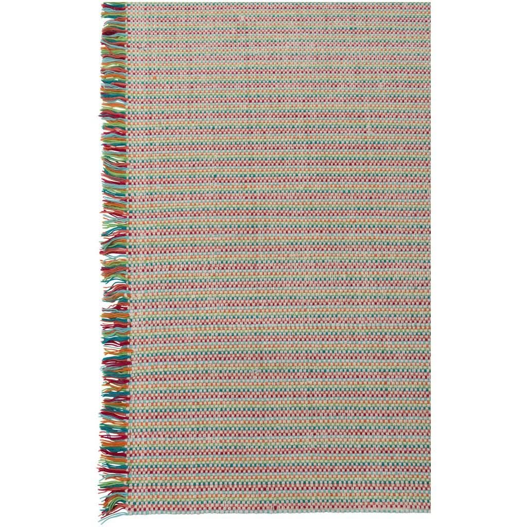 Rechteckiger Teppich aus Wollmischgewebe