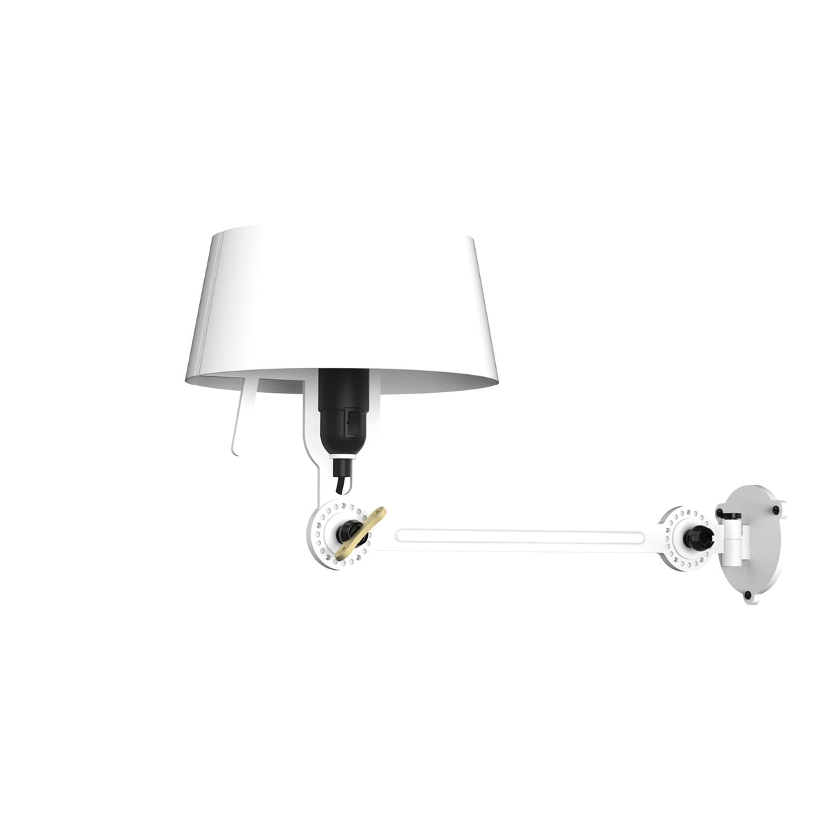 Applique liseuse Bolt Underfit Blanc pur Avec câble Simple
