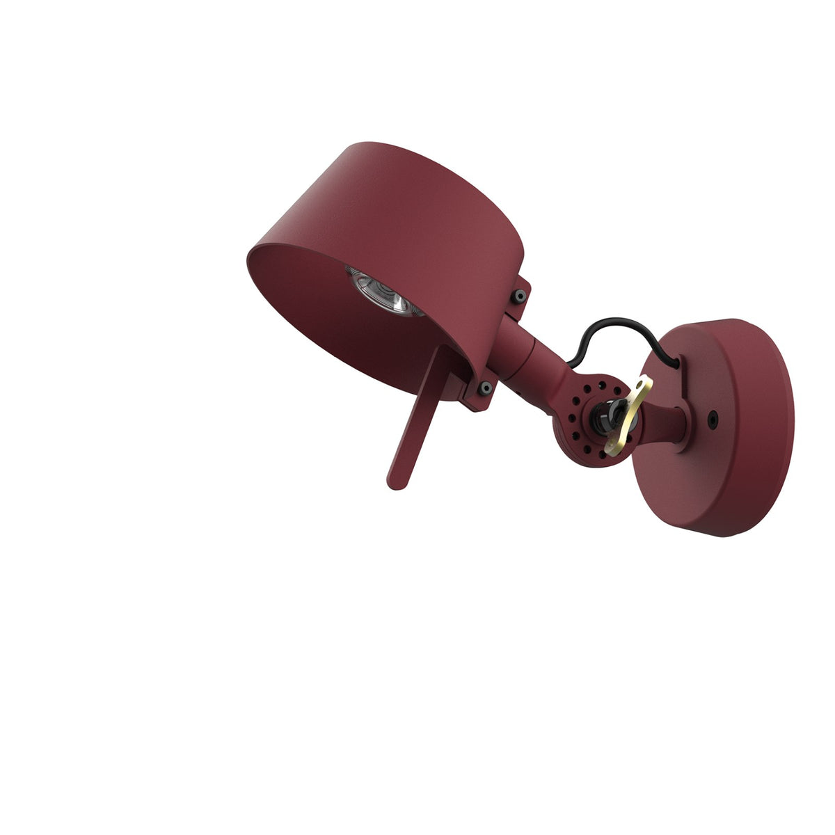Applique murale LED Bolt10 Bordeaux Noir