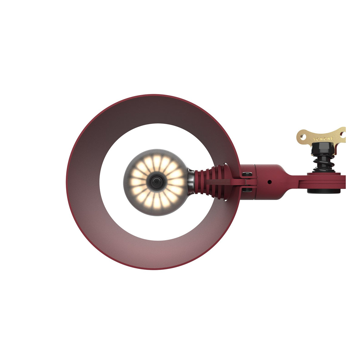 Applique murale LED Bolt10 Bordeaux Orange