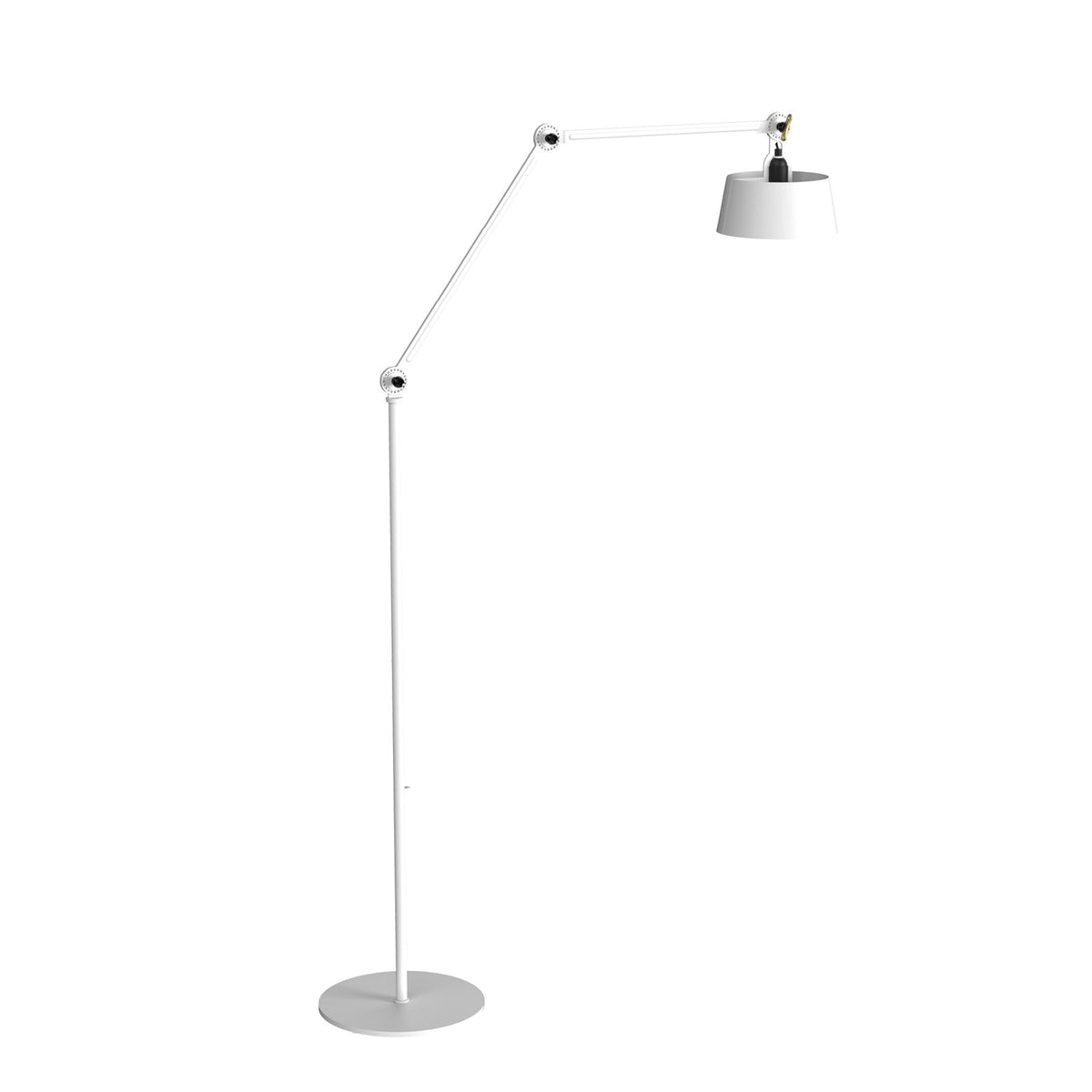 Lampadaire Bolt Long 2 bras Upperfit Blanc pur