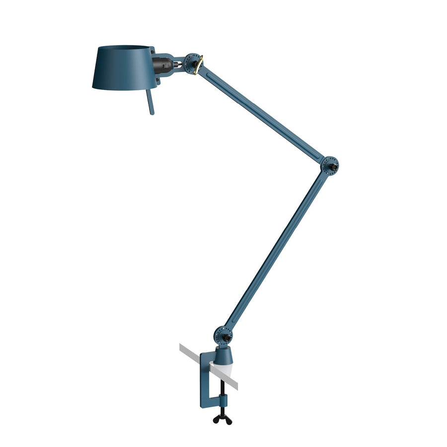Lampe de bureau Bolt 2 bras à pince Bleu orage