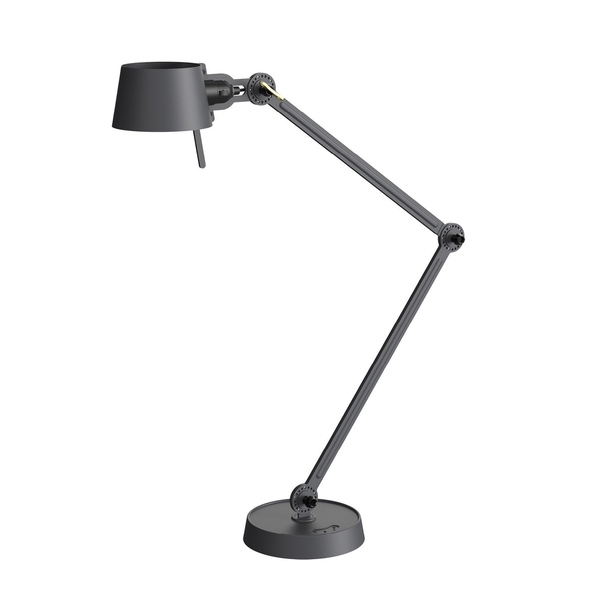 Lampe de bureau Bolt 2 bras sur pied Gris nuit