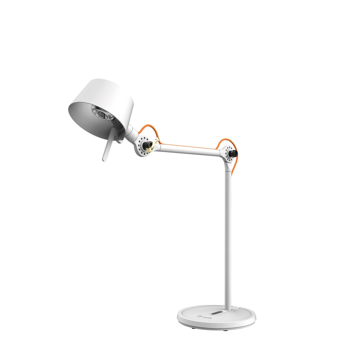 Lampe de bureau LED Bolt10 Blanc brume Orange
