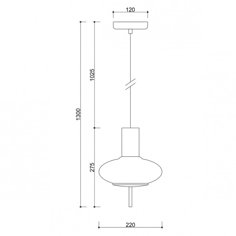 Suspension luminaire TORNI A