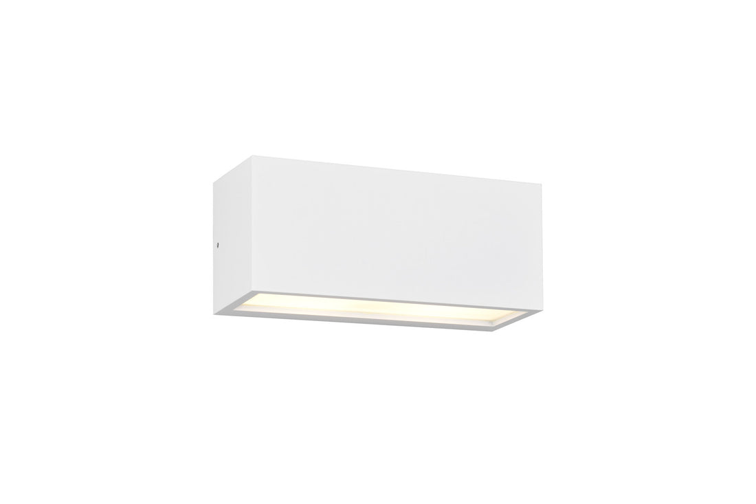 Applique extérieure Mayenne 2 lumières blanche mat