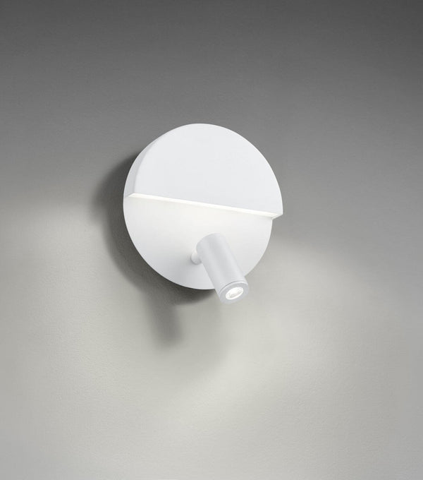 Applique murale Mario blanche mat