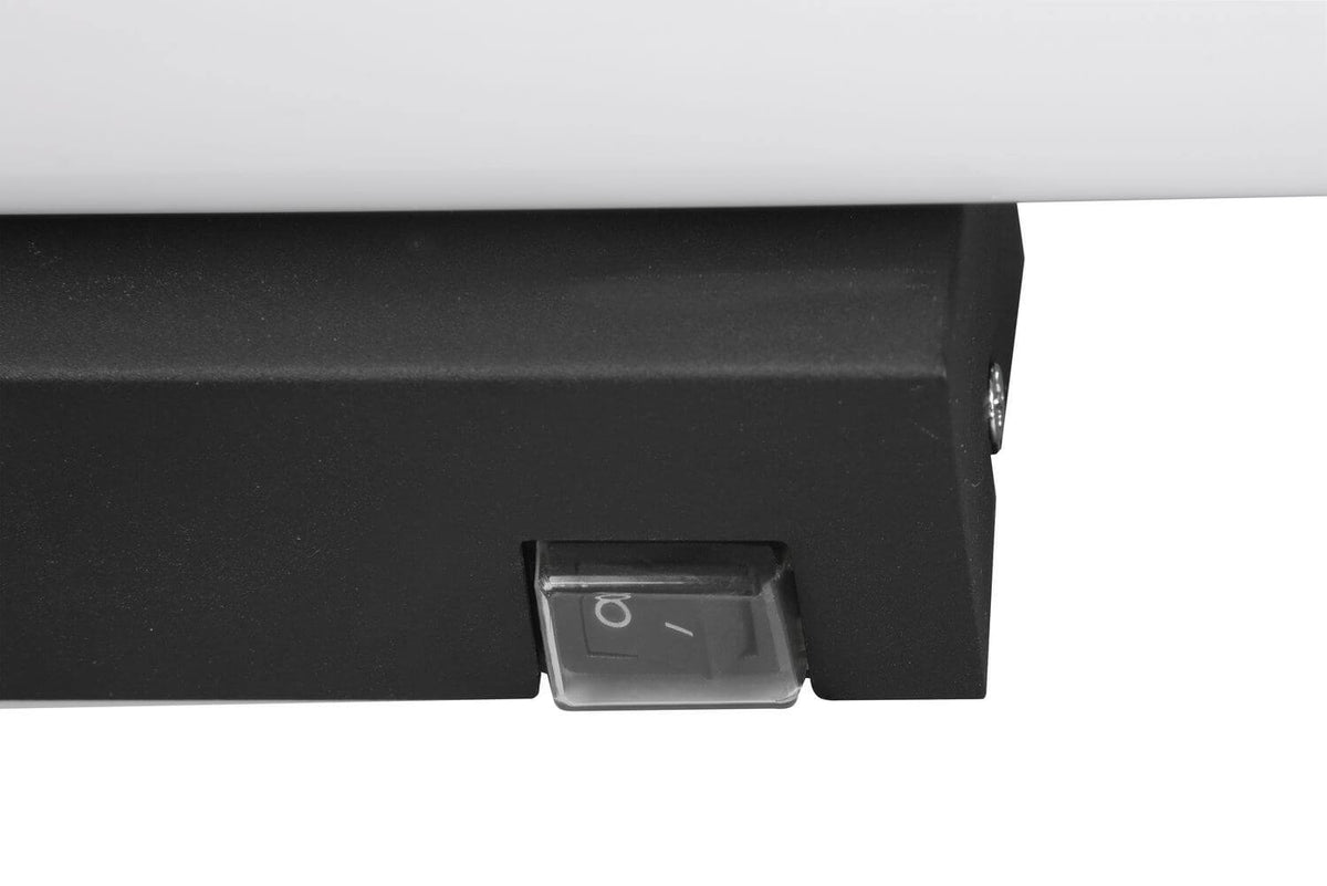 Applique murale Mattimo noire mat, L 40,4 cm