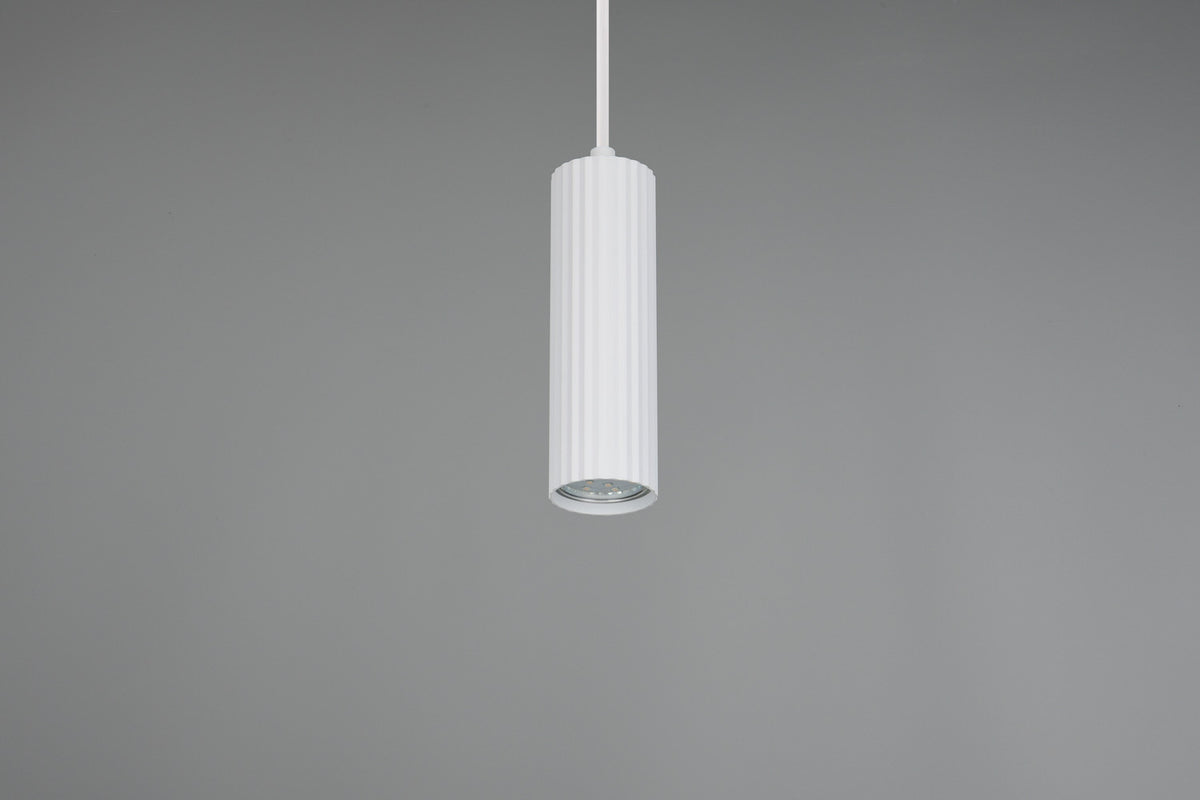 Suspension Soka blanche mat