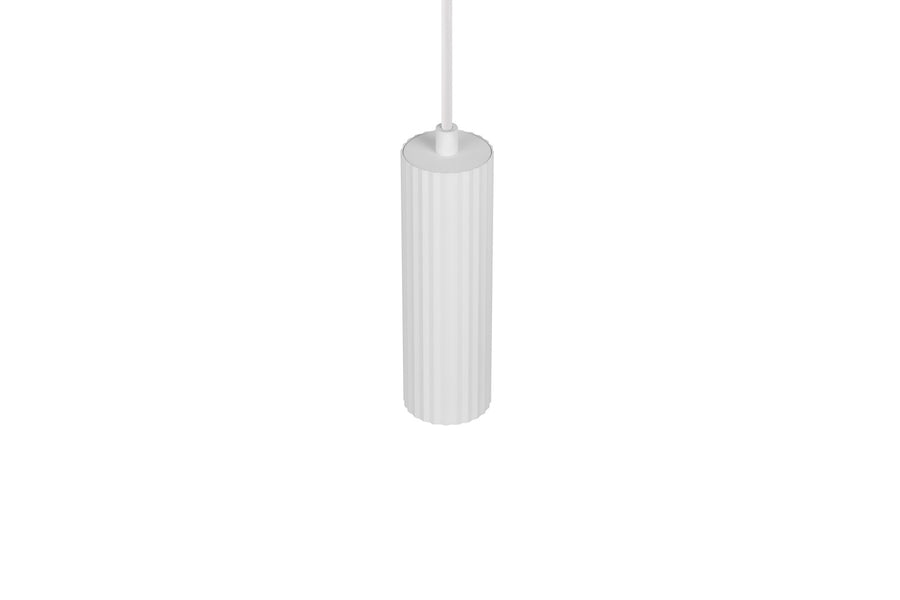 Suspension Soka blanche mat