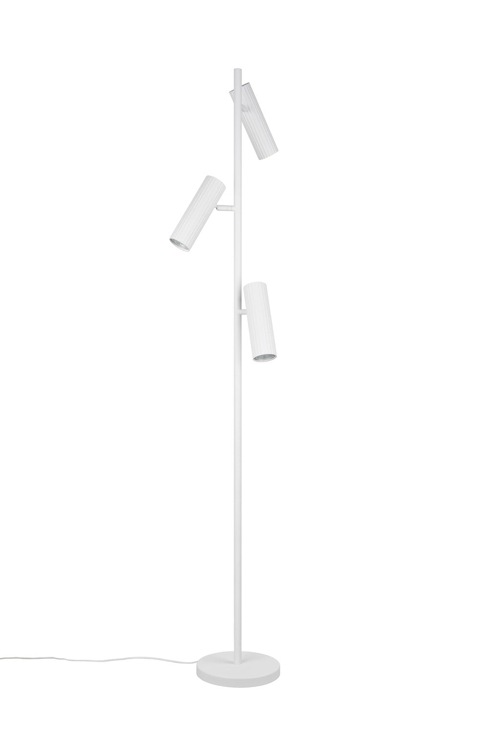 Lampadaire Soka 3 lumières blanc mat
