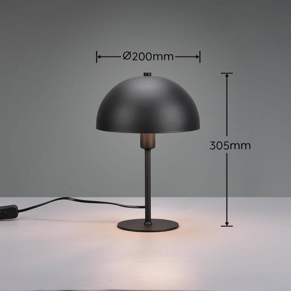 Schéma de dimensions indiquant un abat-jour de 200 mm et une hauteur de 305 mm.