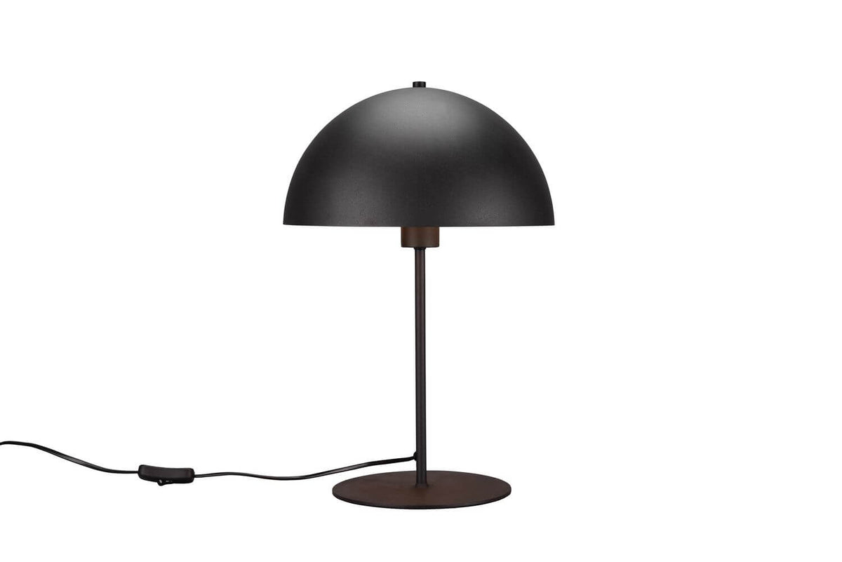 Lampe à poser Nola noire mat, H 45 cm