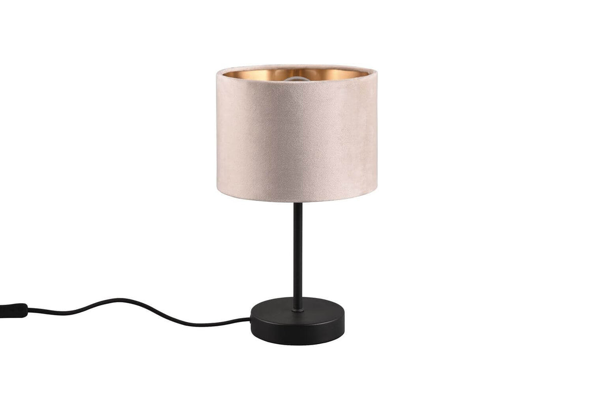 Lampe à poser Julieta beige, tissu