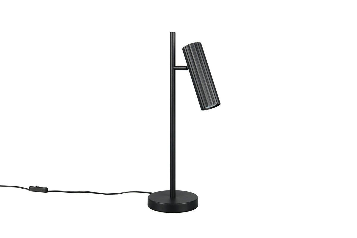 Lampe à poser Soka noire mat