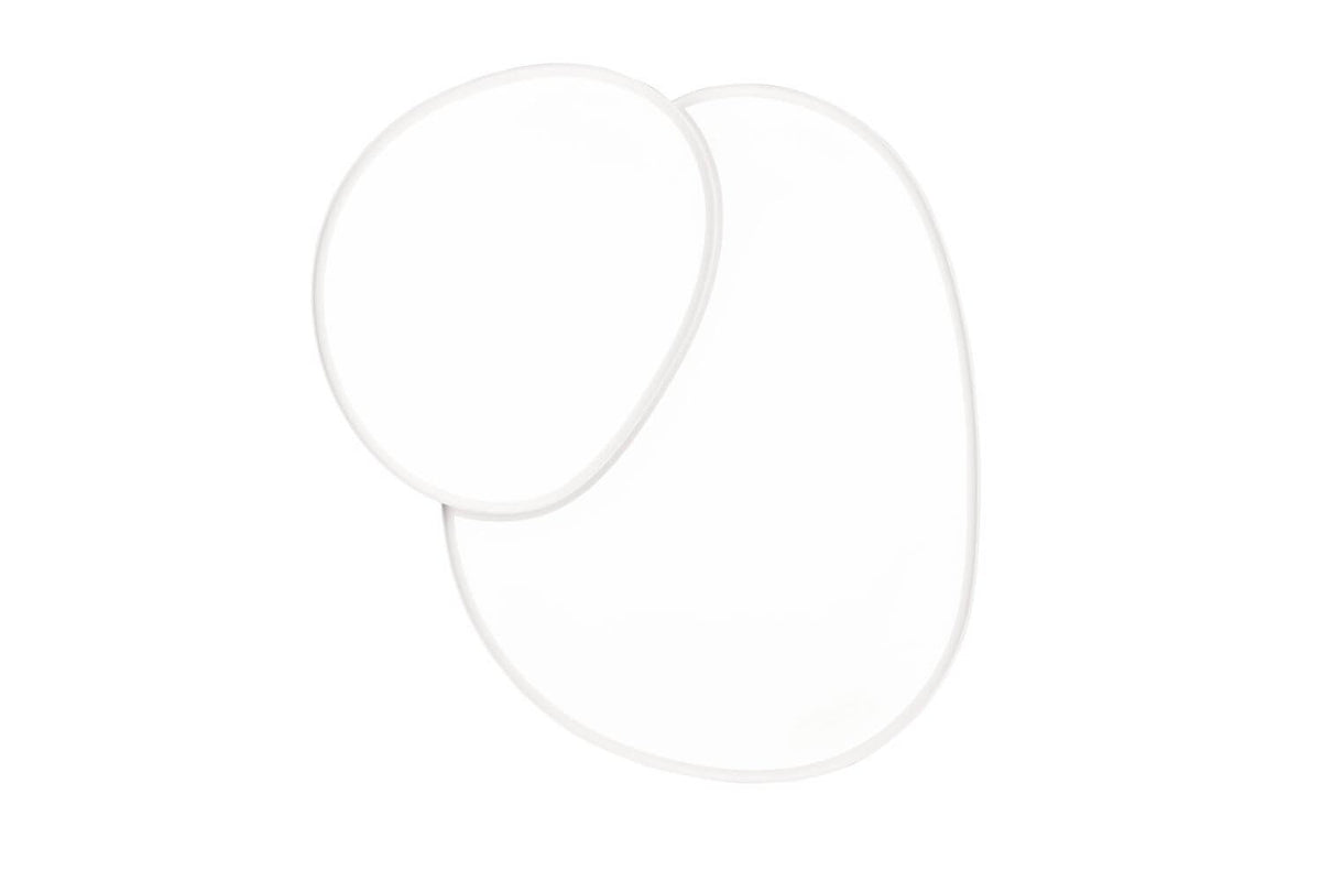Plafonnier Rise blanc mat, L 77 cm