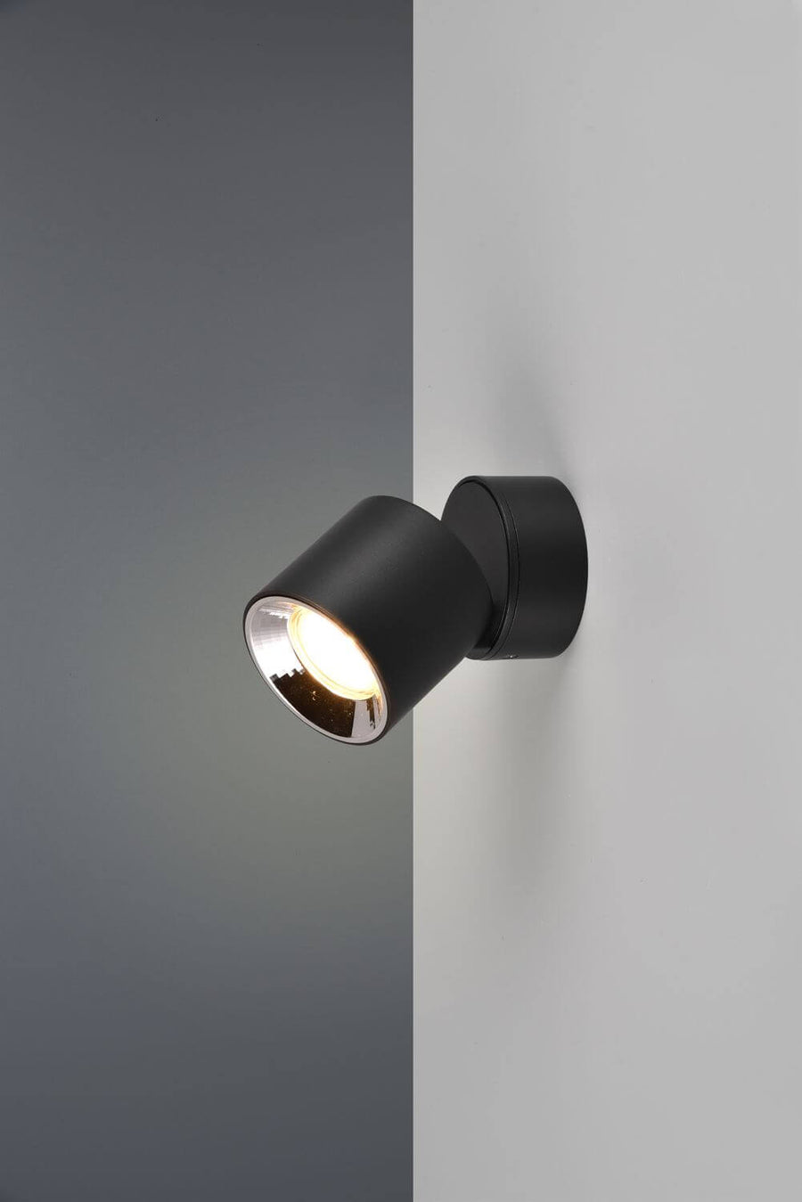 Plafonnier Guayana noir mat