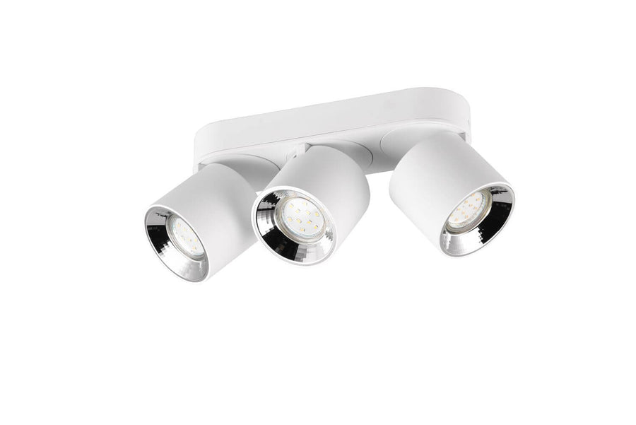 Plafonnier Guayana 3 lumières blanc mat